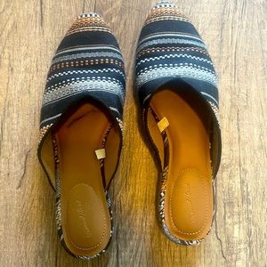 Printed flat mule slides!